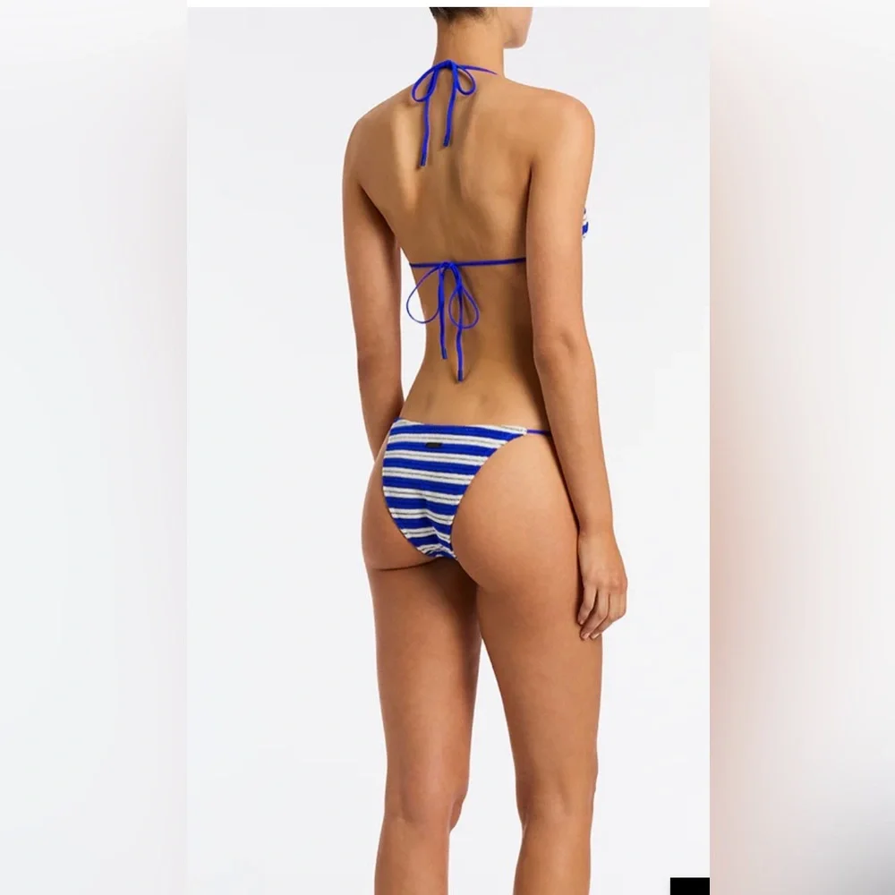 New Triangl VINCA - JOLY BLUE TERRY TOWELLING TRIANGLE BIKINI SET - Picture 3 of 11